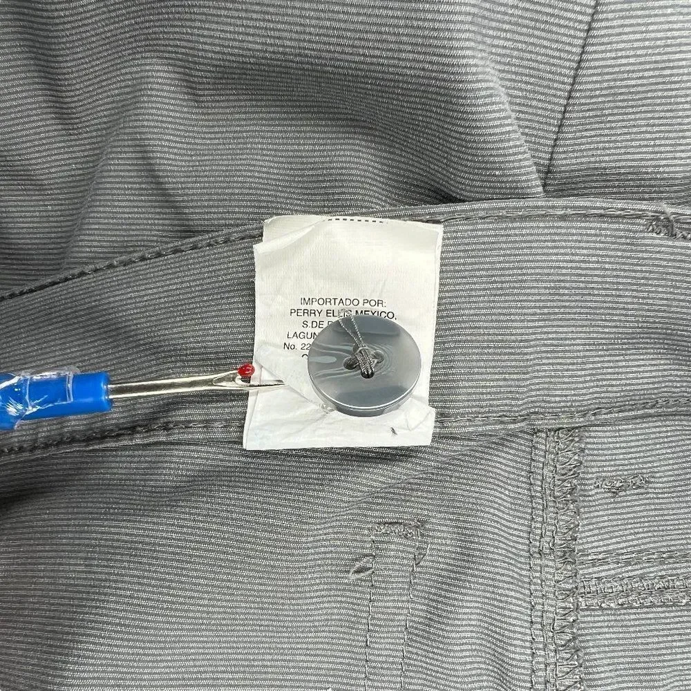 Perry Ellis‎ Men's Gray Athletic Fit Chinos